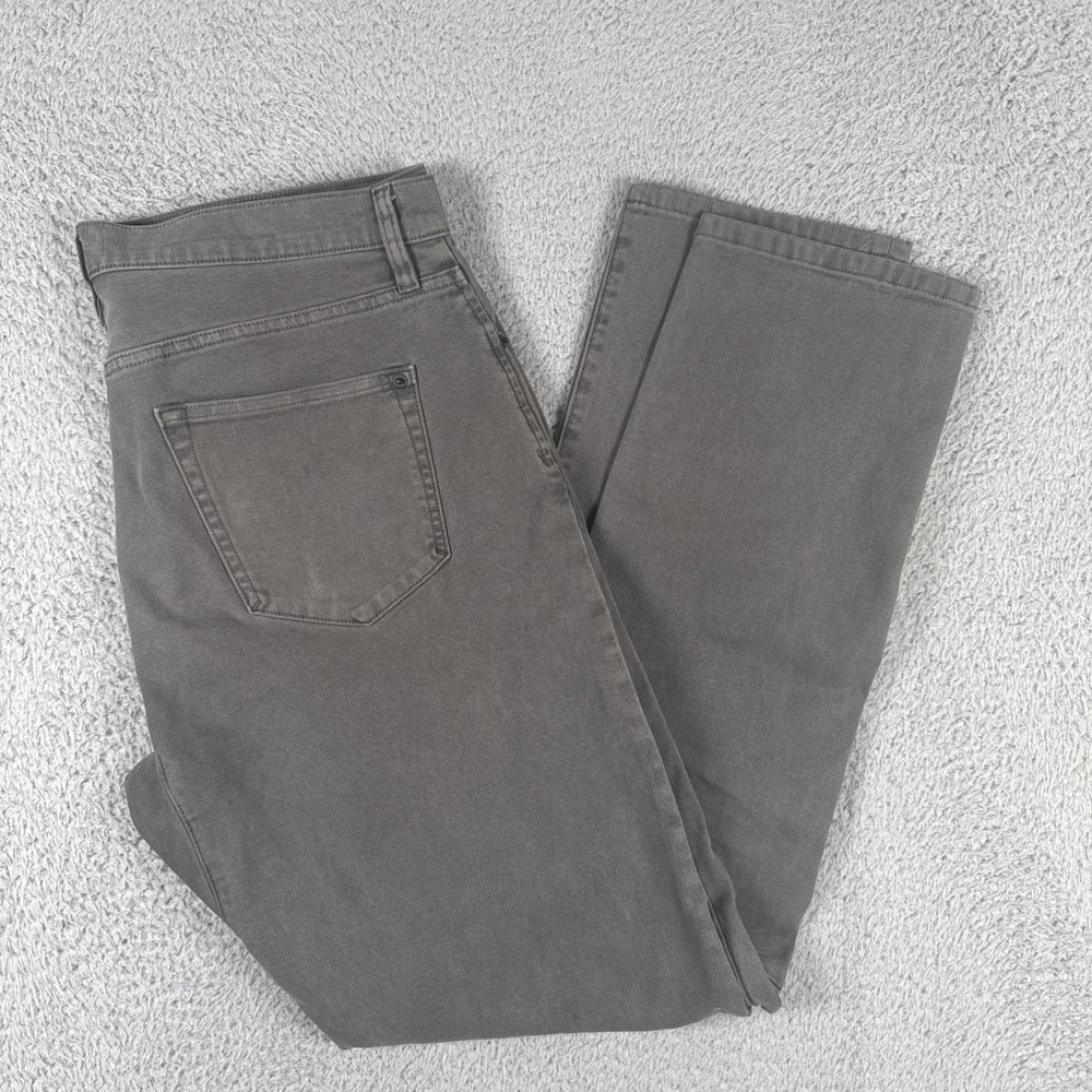 Proof Rover Pants Mens 34x32 Gray Slim Straight Utility Stretch Huckberry